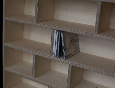 Meuble de rangement pour vinyles sur mesure - Arnaud Deverre