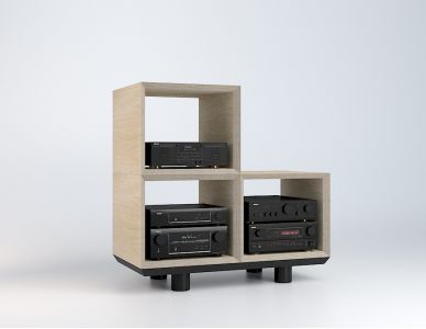 Meuble Hifi PIMA, grand caisson, une colonne