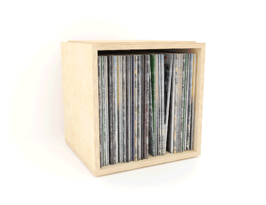 Cube rangement vinyle – L'atelier du meuble scandinave