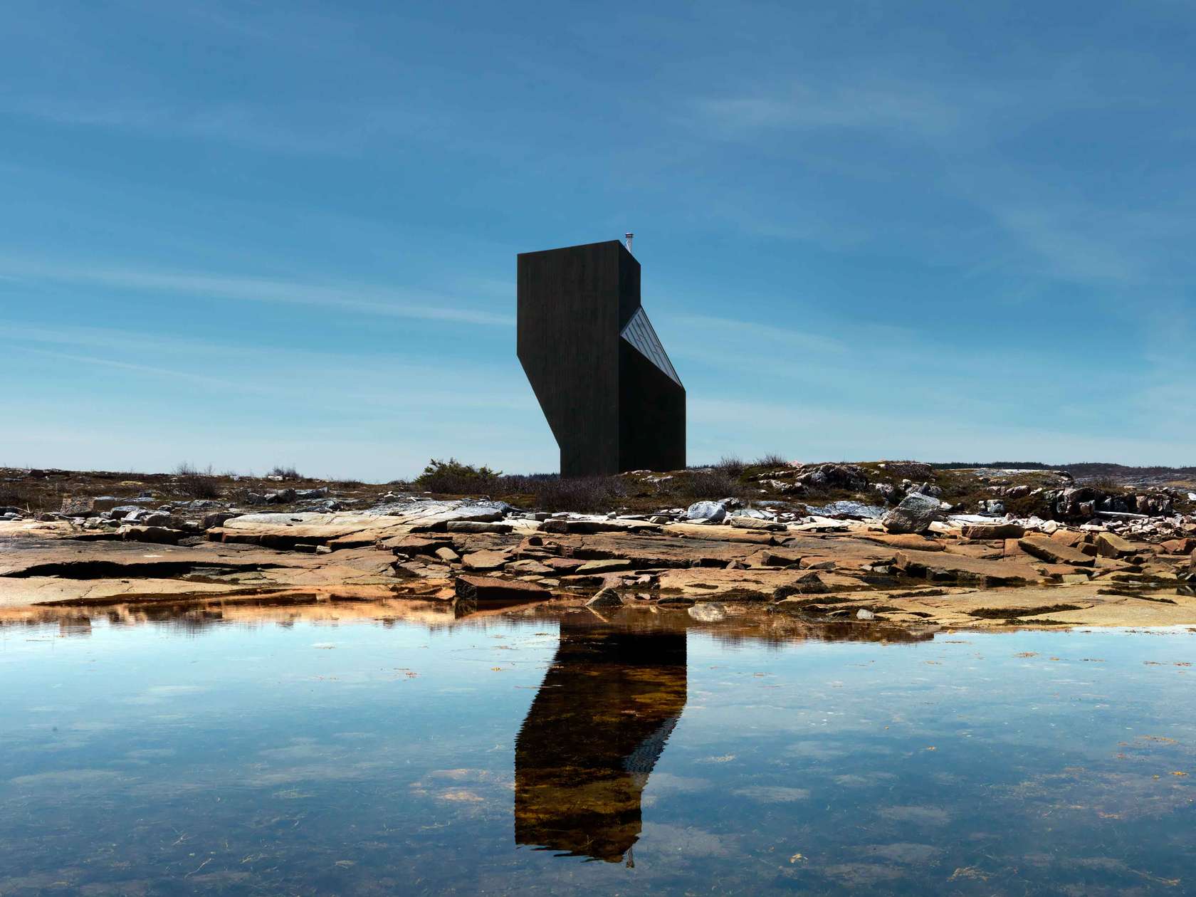 Tower studio, Saunders Architecture, Fogo Island, Newfoundland, Canada, malherbe edition